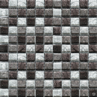 Мозаика Elada Mosaic. JSM-JB024 (327x327x8 мм) cерая жатая 