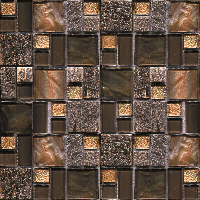 Мозаика Elada Mosaic. JSM-JB068 (327x327x8 мм) античная жатая mix size