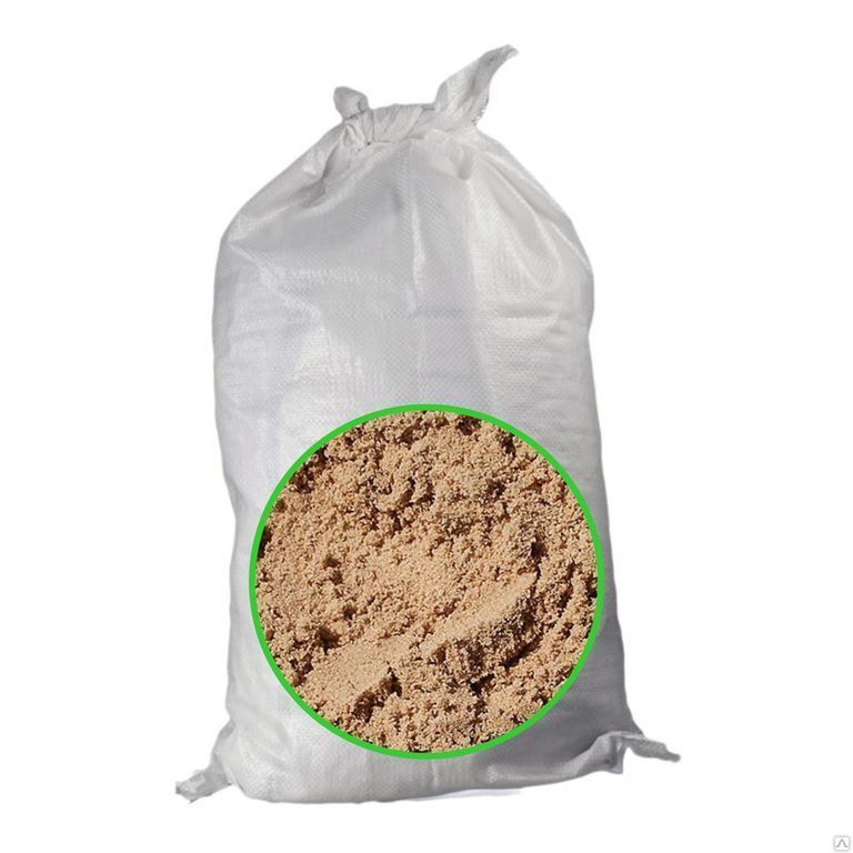 Песок сеяный в мешках 40 кг