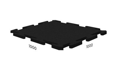 Универсальное покрытие Rubblex Standart Puzzle 1000х 1000х 25 мм