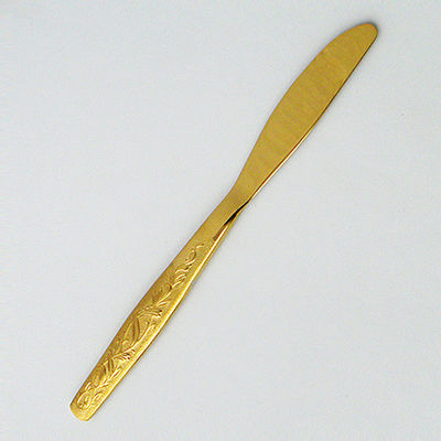 Нож столовый "Уралочка" (М13) с полным декоративным покрытием