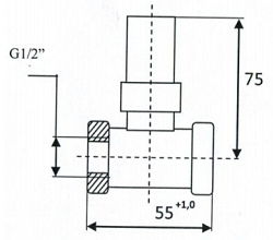Регулятор давления бытовой Паскаль РДВ15-2А-М Ду15 Ру16 муфтовый 2