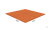 Резиновое покрытие для крыши, цвет оранжевый #4
