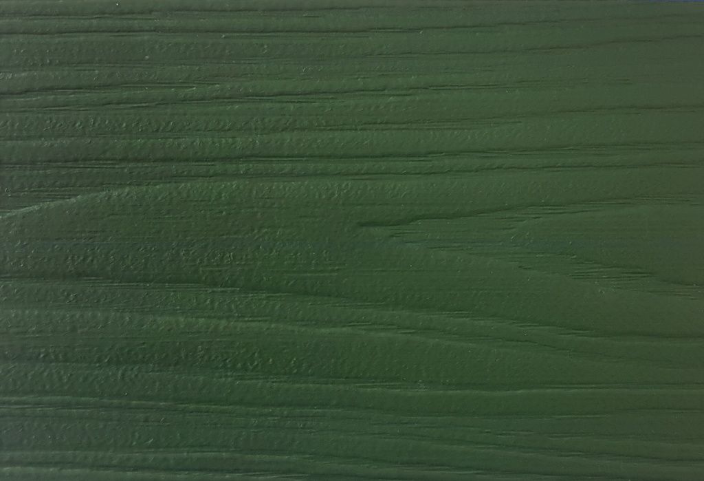 Террасная доска ПРАКТИК Моноколор 4000 или 3000 мм, цвет: Зелёный Изумруд 3