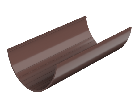Желоб ТН ПВХ 1,5м, коричневый *563108