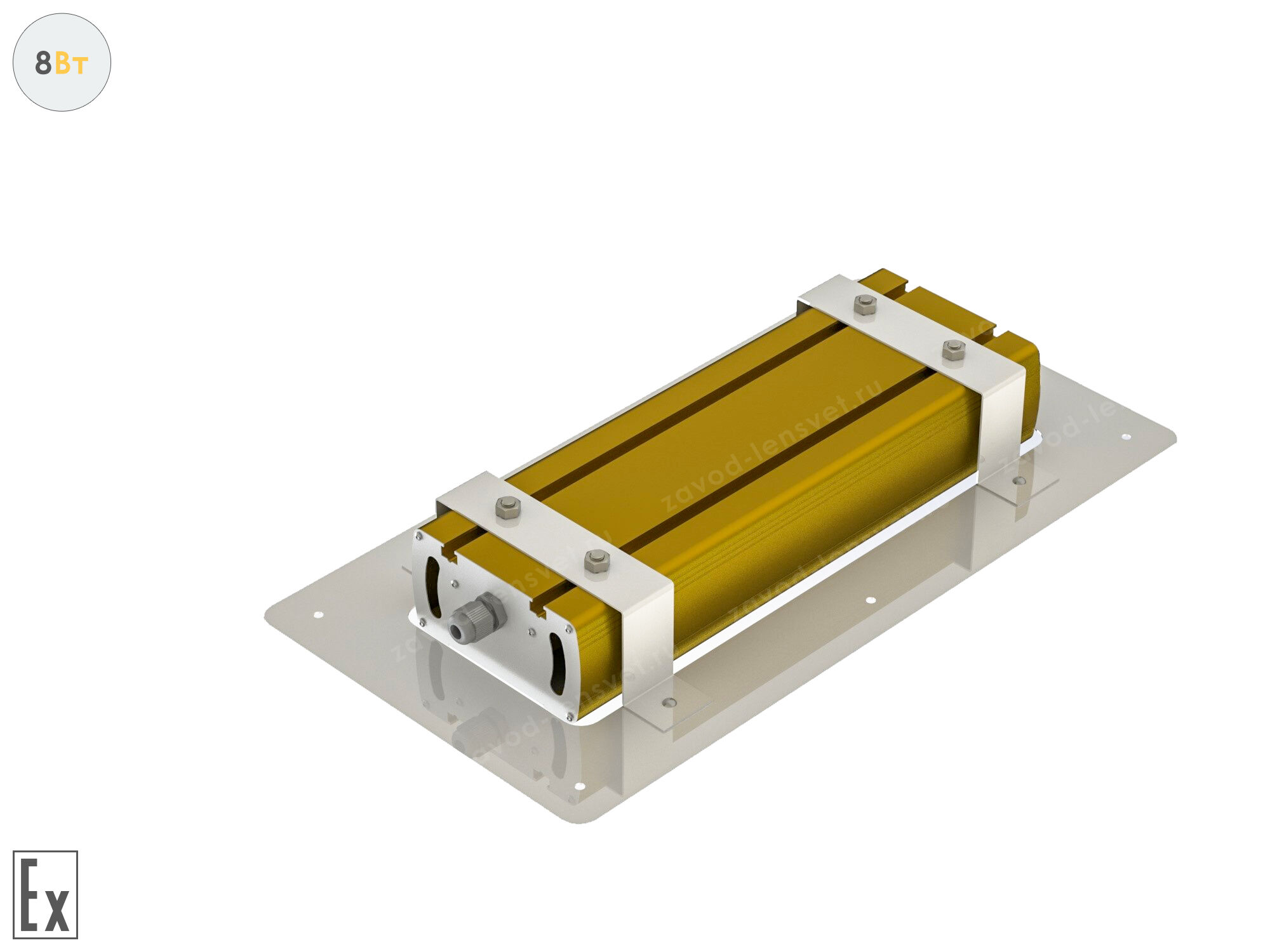 Светодиодный светильник Модуль Взрывозащищенный GOLD, для АЗС, 8 Вт, 120° 2