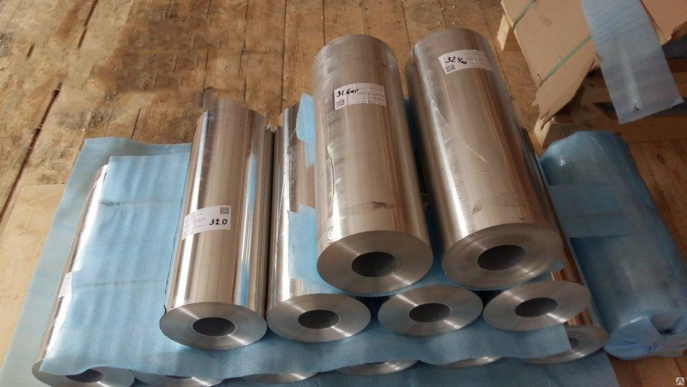 Алюминиевая лента АД1М ГОСТ 618-73 0,3х500 мм