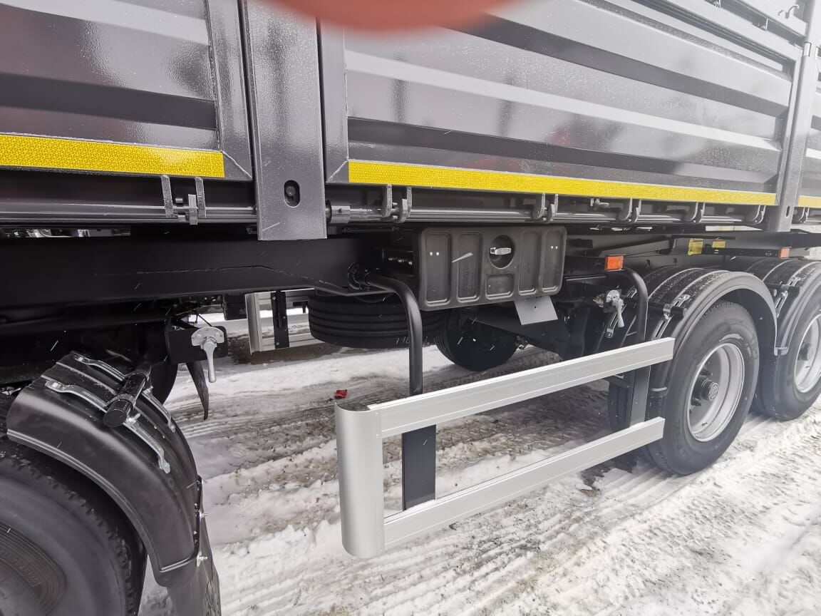 Прицеп самосвальный зерновоз Автомастер 8596-42 2-х сторонний 30 куб.м ...