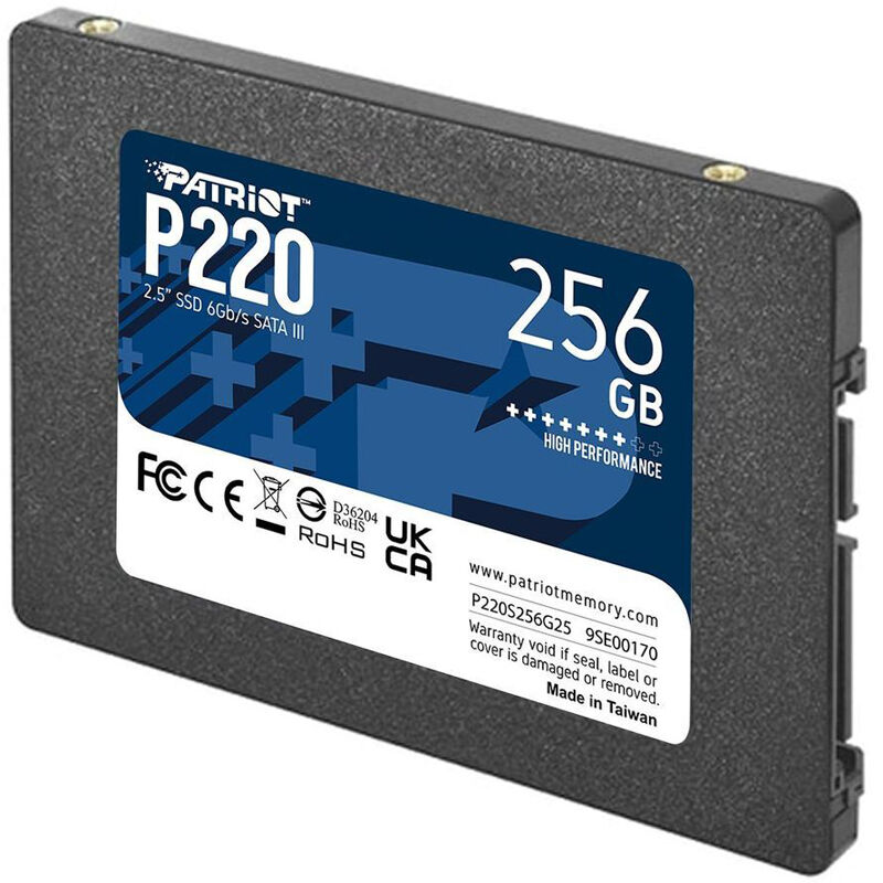 P220S256G25, Диск SSD PATRIOT P220 2.5" 256GB SATA III (6Gb/s)