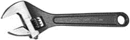 Ключ разводной 150 мм хромированный КР-19 ГОСТ 7275-75