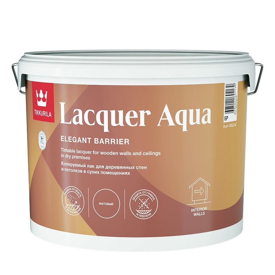 Lacquer Aqua Tikkurila 9л