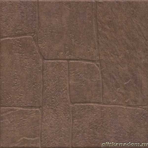 Керамическая плитка Керамин CERSANIT Otto коричневая Напольная плитка 32,6х32,6