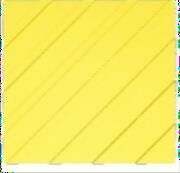 Тактильная плитка ПП риф диагональный 300х300х20мм, желтая, вес 2кг