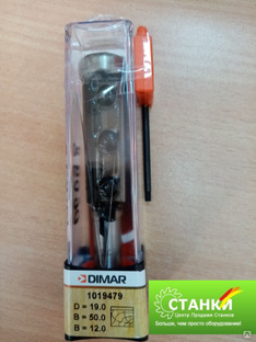 Фреза Dimar 1019479 обгонная D19x50 L99 Z сменные ножи хвостовик 12 S 