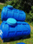 Емкость для воды пластиковая овально-горизонтальная 500 л синяя Aquaplast #4