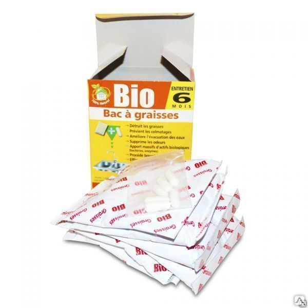 Бактерии для септиков Биопрепарат для жироуловителя Bio 75 гр