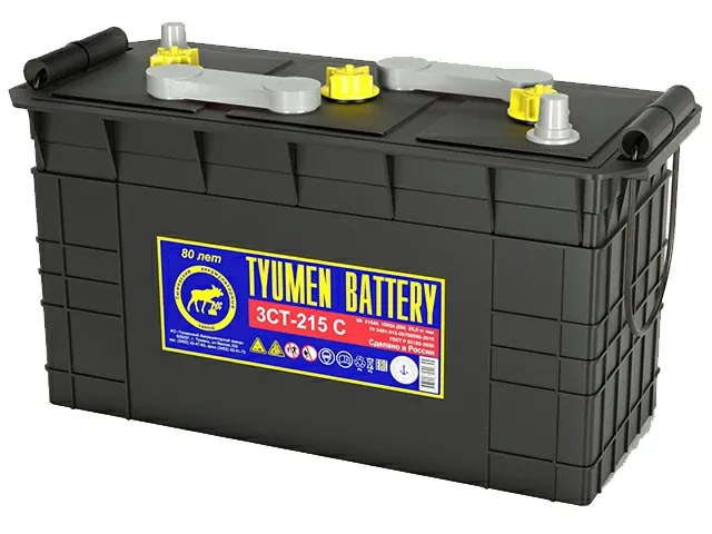 Аккумулятор Tyumen Battery Standard 215Ah (Сухозаряженный)