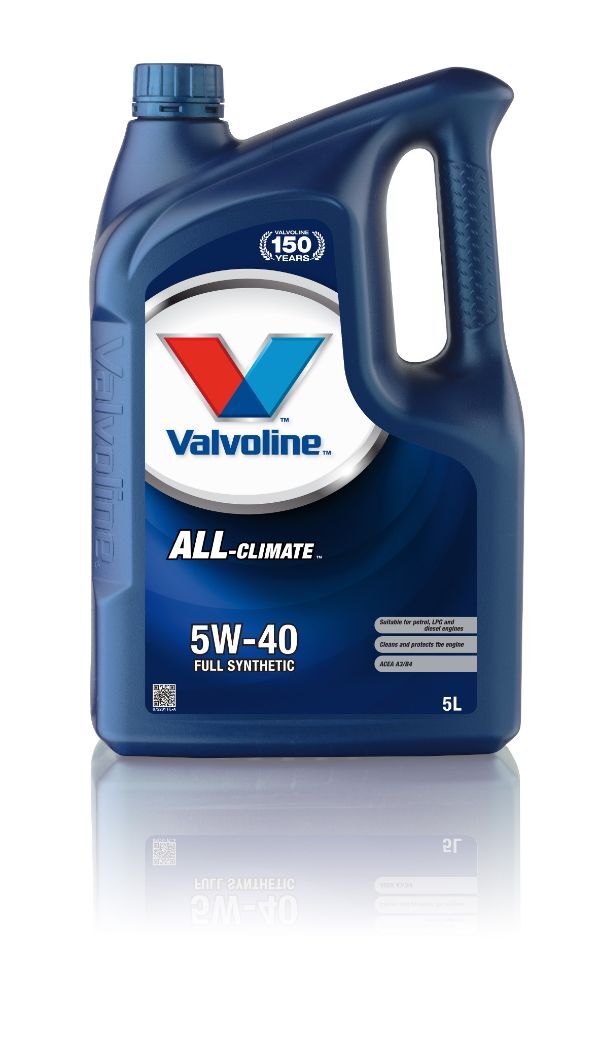 Масло моторное Valvoline 5W40 ALL CLIMATE 5 L