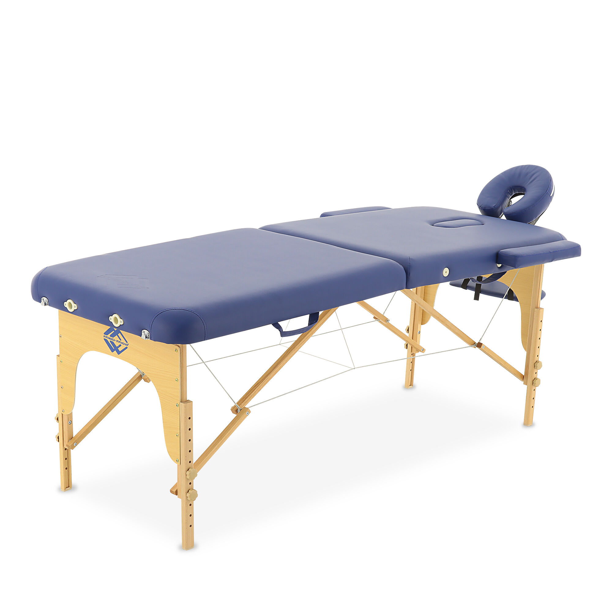 Массажный стол складной деревянный Med-Mos JF-AY01 2х секционный (МСТ-003Л)