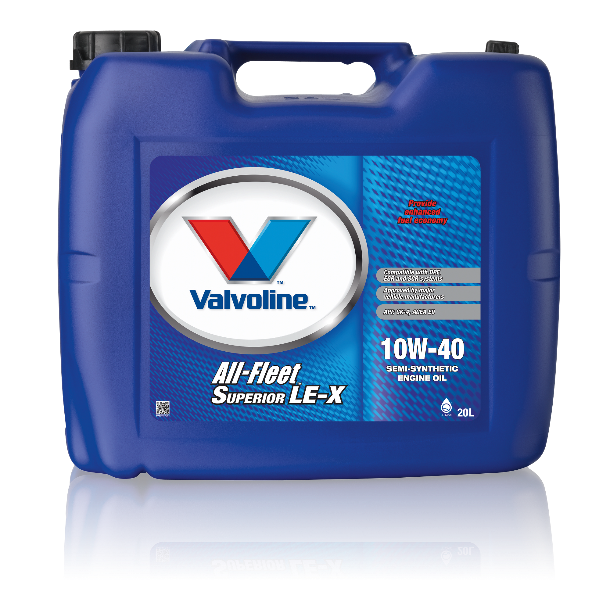 Масло моторное Valvoline для ком.трансп. ALL FLEET SUPERIOR LE-X 10W40 20 L