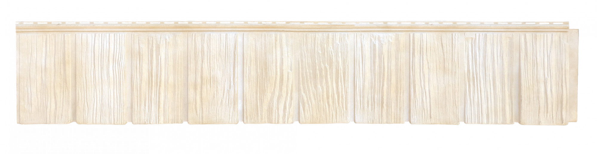 Фасадная панель Я-Фасад Сибирская дранка, слоновая кость 1655х257 мм