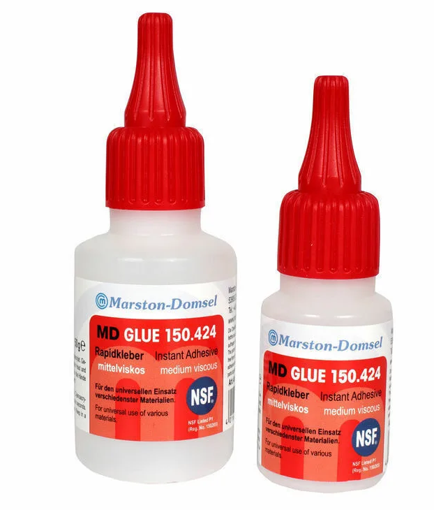 Цианоакрилатный клей универсальный, средней вязкости MD-GLUE 150.424 Бутылка 50 г