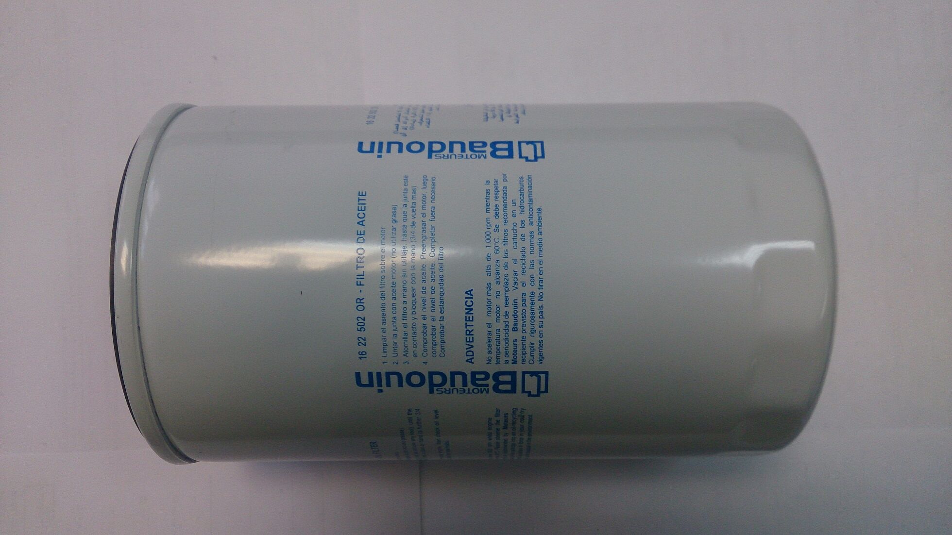 Фильтр масляный Baudouin 12M21,12M26, 12M33/Oil filter (612630010506, 16 22  502 0R), цена в Иркутске от компании Байкал Спец Проект