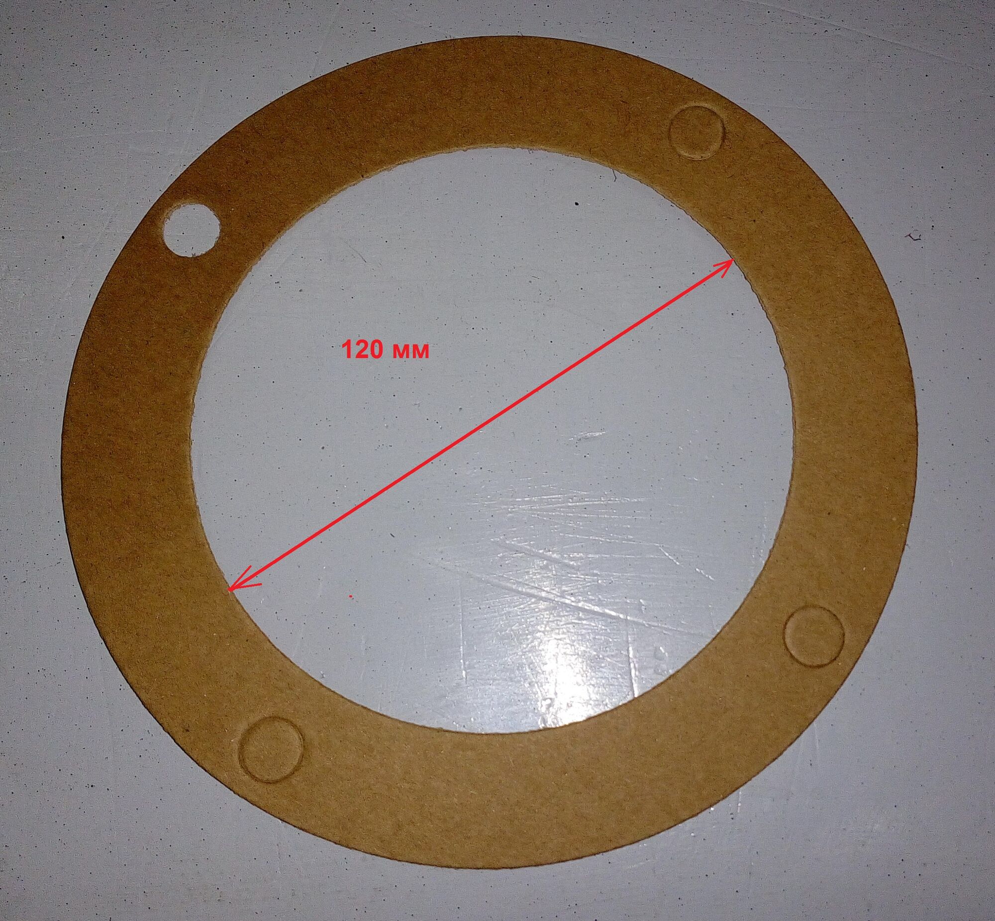 Прокладка редуктора (круглая ,D=168/120 мм) GQ52A/Gasket