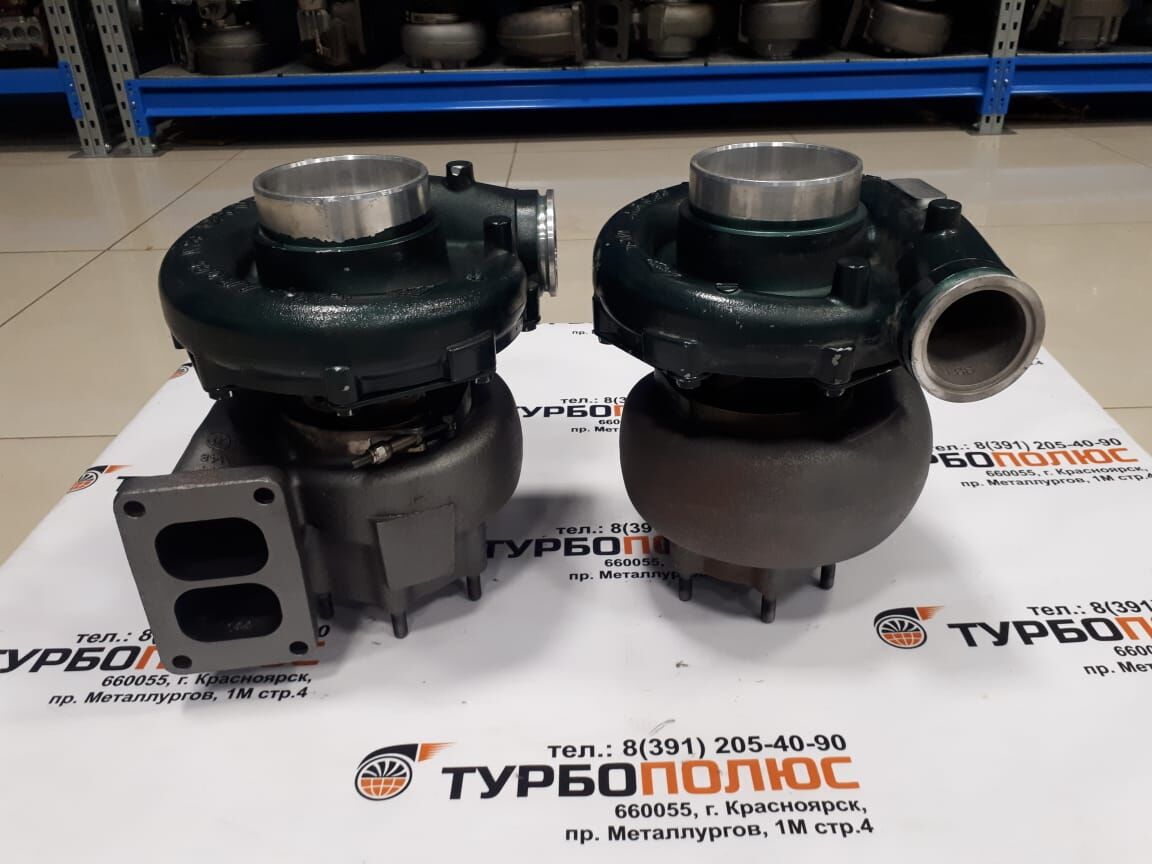 Турбокомпрессор левый DP180LA/Turbocharger, left