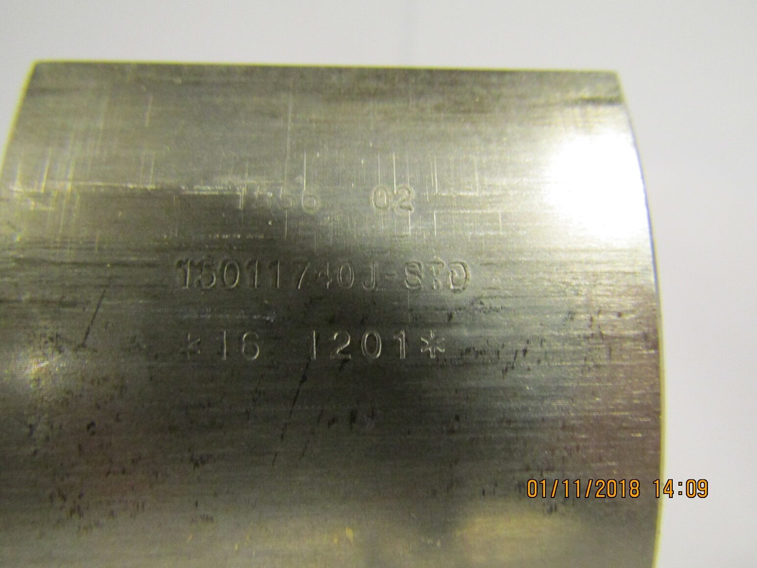 Вкладыш коренной верхний 6М26/Main Bearing Upper Shell