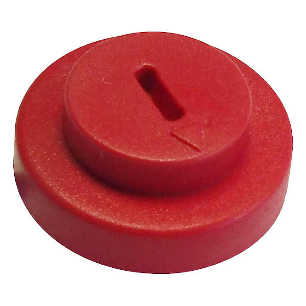 Рукоятка пластиковая 1140 для термостатов с креплением на DIN рейку, цвет красный для термостатов с креплением на DIN ре