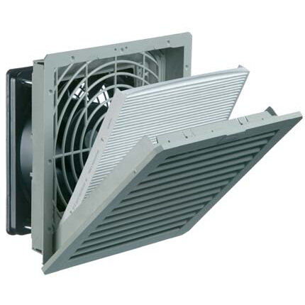 Вентилятор PF 32.000 230В AC IP55 UV RAL7035 100м³/ч, 230В AC, размеры 202х202х93мм 100м³/ч, 230В AC, размеры 202х202х93