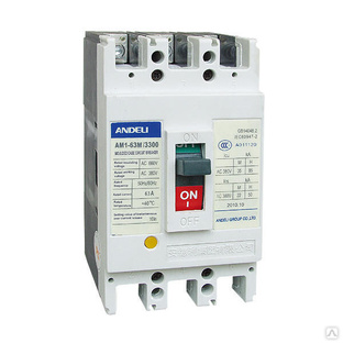 Автоматический выключатель AM1-63L/3P 32A 3-полюсный, номинальный ток 32А 3-полюсный, номинальный ток 32А 