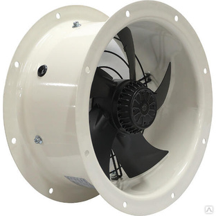 Вентилятор осевой с фланцами YWF-4D-450 dia.450мм, 380В, воздухопоток 4820м³/ч, 1400об/мин, всасывание dia.450мм, 380В, 