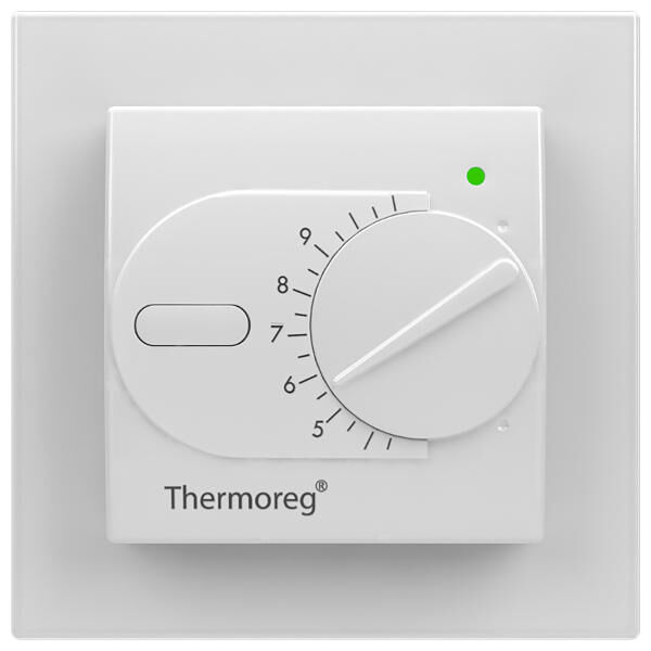Терморегулятор Thermoreg TI-200 Design для теплых полов, диапазон регулирования +5°C...+40°C для теплых полов, диапазон