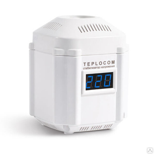 Стабилизатор Teplocom ST-222/500-И номинальная мощность нагрузки 200ВА, цифровой дисплей номинальная мощность нагрузки 2 #1