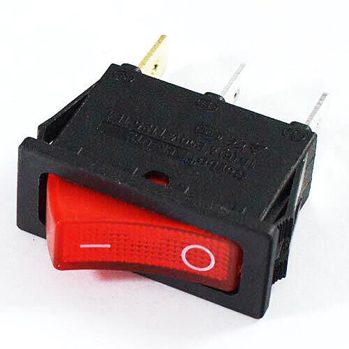 Клавишный выключатель XCK-012-182-07R номинальная нагрузка 16A/250В АС, с подсветкой номинальная нагрузка 16A/250В АС, с