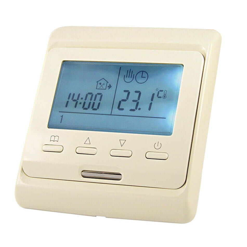 Термостат для теплых полов ТТПЭ-1 TDM SQ2503-0003 с датчиком, диапазон регулирования +5°C...+90°C, сл.кость с датчиком,