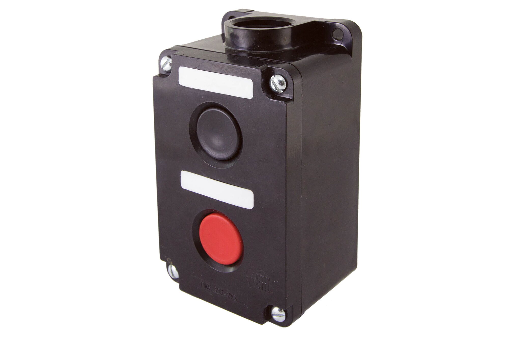 Пост кнопочный ПКЕ 212-2 У3 красная и черная кнопки, IP40 красная и черная кнопки, IP40
