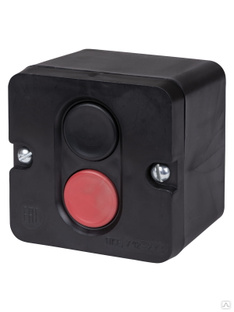 Пост кнопочный ПКЕ 712 У3 красная и черная кнопки, IP40 красная и черная кнопки, IP40 