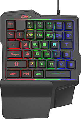 Игровой клавиатурный блок Ritmix с подсветкой RKB-209 BL Gaming