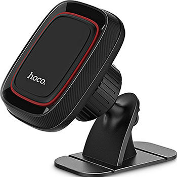 Автомобильный держатель для смартфона Hoco CA24 торпедо магнитный черный 6957531065593