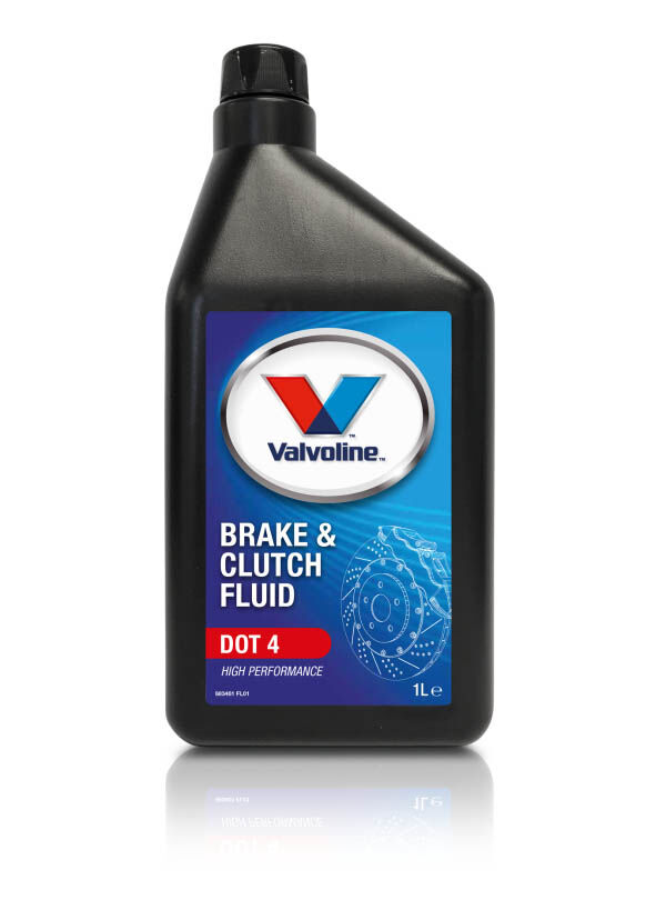 Жидкость тормозная Valvoline DOT 4 BRAKE & CLUTCH FLUID 1 L
