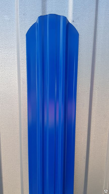 Штакетник металлический 116 мм синий