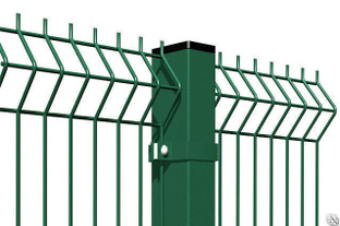 Забор металлический 3D из сварного прутка 3,5х2535x1530 мм 