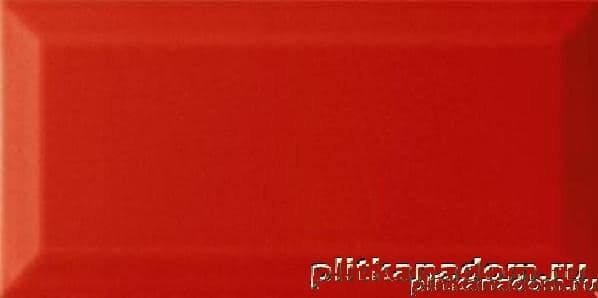 Керамическая плитка Керамин Monopole Bisel Rojo Brillo Rev. Настенная плитка 10х30