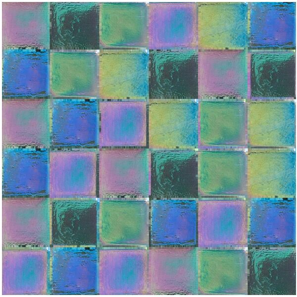 Керамическая плитка Керамин Architeza Sharm Iridium xp57 Стеклянная мозаика 32,7х32,7 (кубик 1,5х1,5)