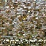 Керамическая плитка Керамин Architeza Морской перламутр Brownlip MOP Shell Стеклянная мозаика 30х30 (кубик 1х1,5)