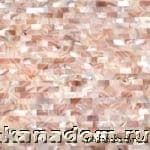 Керамическая плитка Керамин Architeza Морской перламутр Pink SEA Shell Стеклянная мозаика 30х30 (кубик 1,25х1,25)