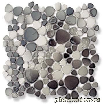 Керамическая плитка Керамин JNJ Мозаика Морские камешки 1710 на бумаге 28,3х28,3